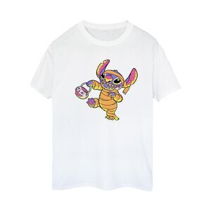 Lilo & Stitch Womens/Ladies Trick Or Treat Cotton Boyfriend T-Shirt / White